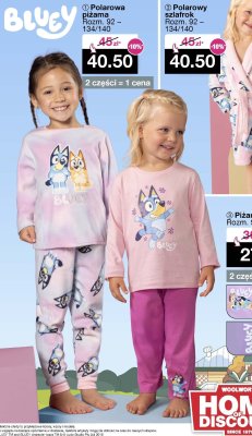 Szlafrok polarowy Bluey promocja w Woolworth