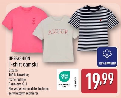 T-shirt damski  promocja w Aldi