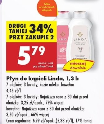 Płyn do kąpieli kozie mleko Linda promocja