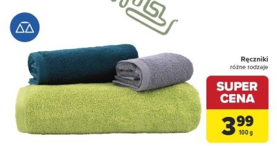 Ręczniki różne rodzaje promocja w Carrefour