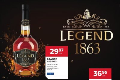 Brandy Legend 1863 promocja w Stokrotka