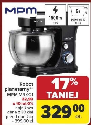 Robot planetarny MPM MRK-21 promocja w Carrefour