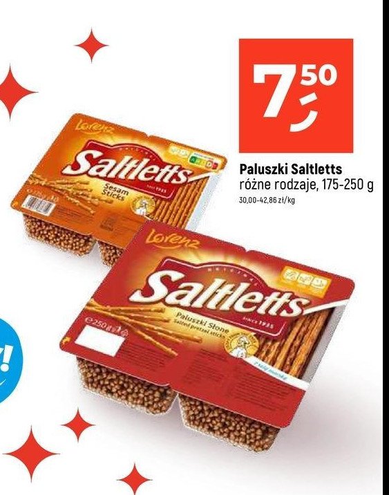 Paluszki z sezamem Lorenz saltletts promocja