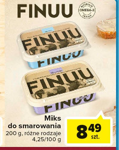 Masło bez laktozy Finuu masło fińskie promocje