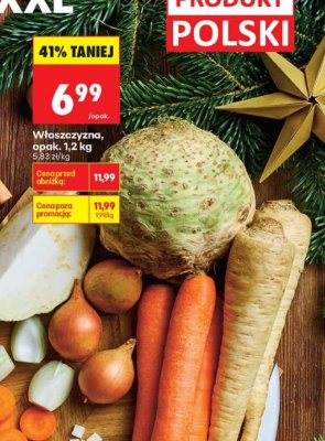 Włoszczyzna, opak. 1,2 kg promocja w Biedronka