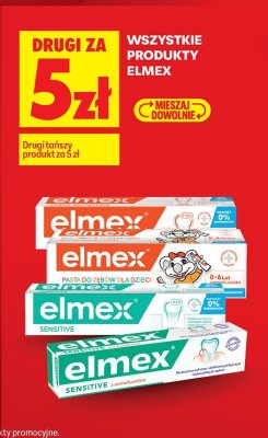 Wszystkie produkty Elmex DRUGI ZA 5 ZŁ promocja w Biedronka