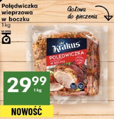 Polędwiczka wieprzowa w boczku promocja w Delikatesy Centrum