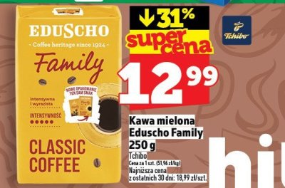 Kawa mielona Eduscho Family 250 g promocja w TOPAZ