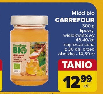 Miód wielokwiatowy Carrefour bio promocja