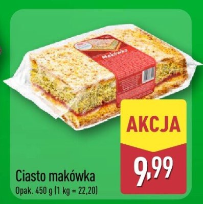Ciasto makówka promocja w Aldi