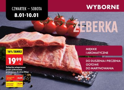 Żeberka promocja w Biedronka