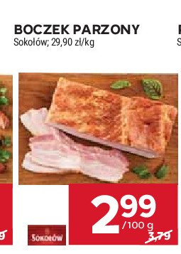 Boczek parzony Sokołów promocja w Stokrotka