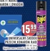 Spray na komary i kleszcze Raid protect promocja