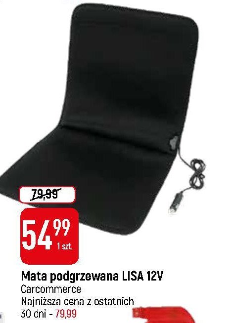 Mata podgrzewana lisa 12 v Carcommerce promocja