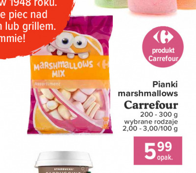 Mieszanka pianek cukrowych Carrefour promocja