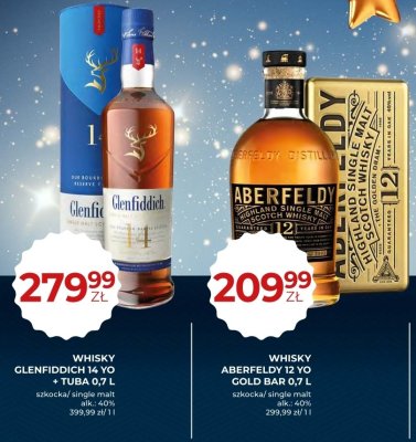 Whisky Glenfiddich 14 YO + tuba 0,7 L promocja w Duży Ben