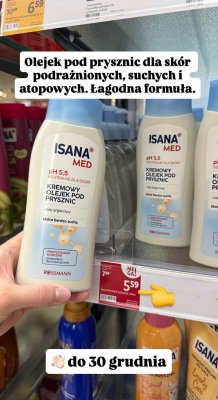 Olejek pod prysznic kremowy pH 5,5 Med  promocja w Rossmann