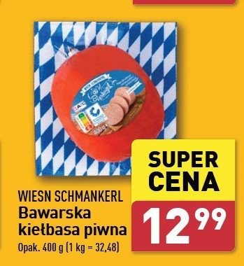 Kiełbasa bawarska piwna WIESN SCHMAKNERL promocja