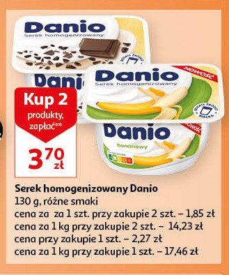 Serek bananowy Danone danio promocja
