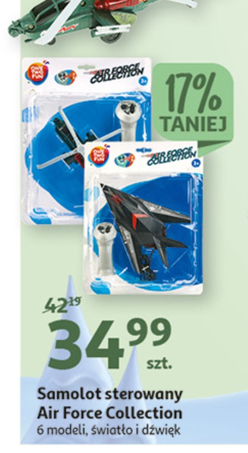 Samolot sterowany air force collection One two fun promocja