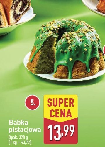 Babka pistacjowa promocja