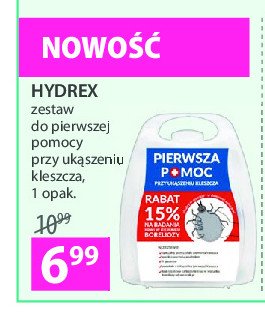 Pierwsza pomoc przy uk膮szeniu kleszcza Hydrex promocja