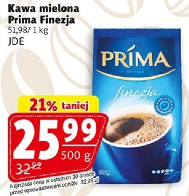 Kawa promocja w Prim Market