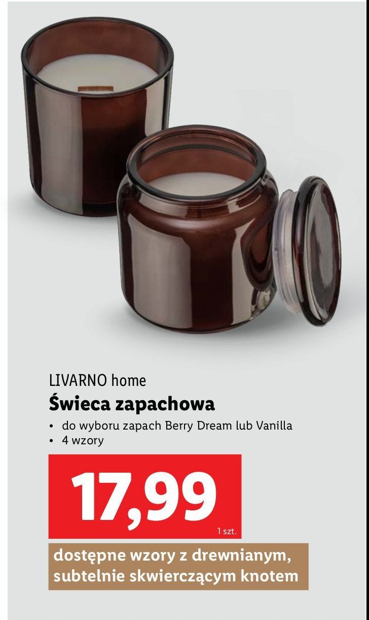 Świeca zapachowa berry dream LIVARNO HOME promocja