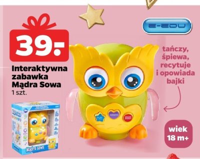 Interaktywna zabawka Mądra Sowa promocja w Netto