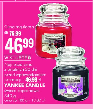 Świeca zapachowa w szkle cherry & vanilla YANKEE CANDLE promocja