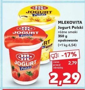 Jogurt waniliowy Mlekovita jogurt polski promocja