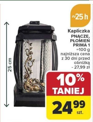 Znicz kapliczka Carrefour promocja