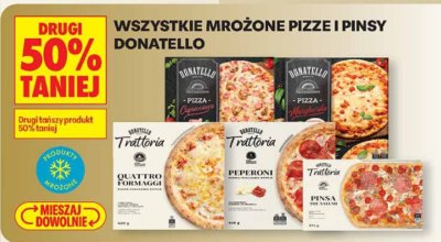 Mrożone pizze i pinsy Donatello drugi -50% promocja w Biedronka