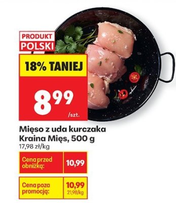Mięso z uda kurczaka Kraina Mięs promocja w Biedronka
