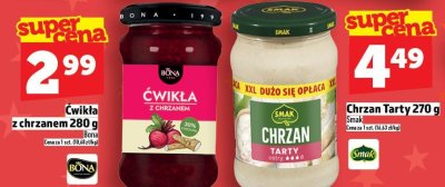 Chrzan Tarty Smak 270g promocja w TOPAZ