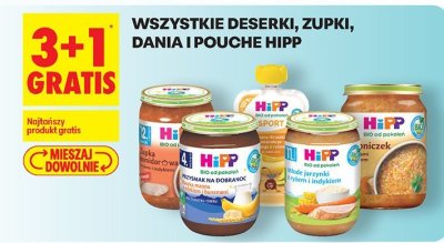 Deserki, zupki, dania i pouche HiPP promocja w Biedronka