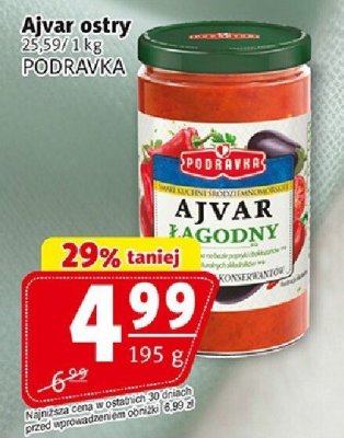 Ajvar Ajvar ostry PODRAVKA promocja w Prim Market
