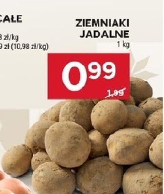 Ziemniaki jadalne promocja w Stokrotka