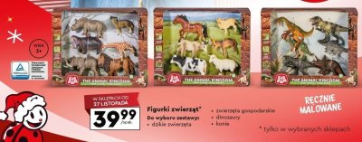 Figurki zwierząt The Animal Kingdom - zwierzęta gospodarskie promocja w Biedronka