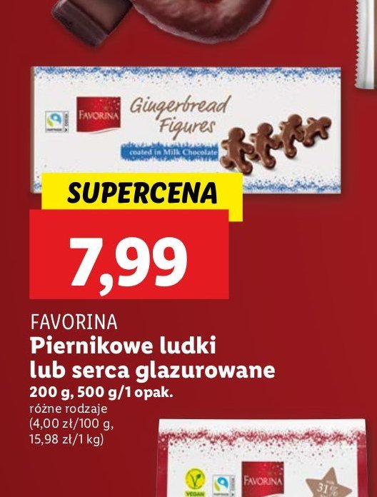 Piernikowe ludki Favorina promocja