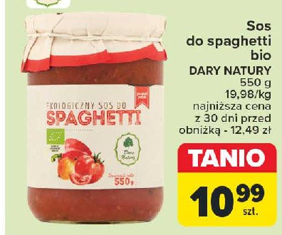 Sos do spaghetti Dary natury promocja w Carrefour