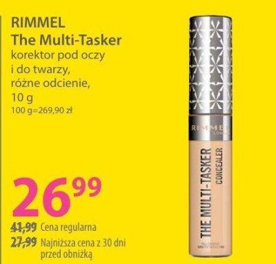 Korektor pod oczy i do twarzy RIMMEL The Multi-Tasker promocja w Hebe