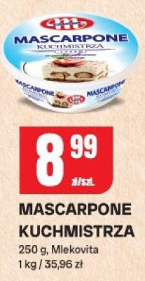 Mascarpone kuchmistrza 250 g Mlekovita promocja w Chorten