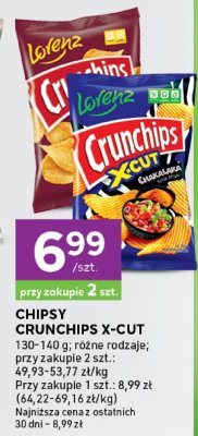 Chipsy Crunchips X-Cut promocja w Stokrotka