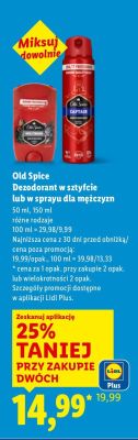 Dezodorant w sztyfcie lub w sprayu dla mężczyzn promocja w Lidl
