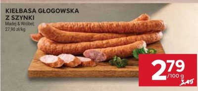 Kiełbasa głogowska z szynki Morliny promocja w Stokrotka