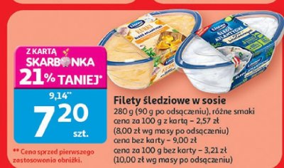Filety śledziowe promocja w Auchan