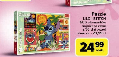 Puzzle lilo i stich Trefl promocja w Carrefour