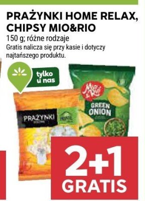 Prażynki HOME RELAX, chipsy MIODRO promocja w Stokrotka