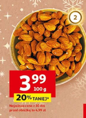 Migdały łuskane promocja w Auchan